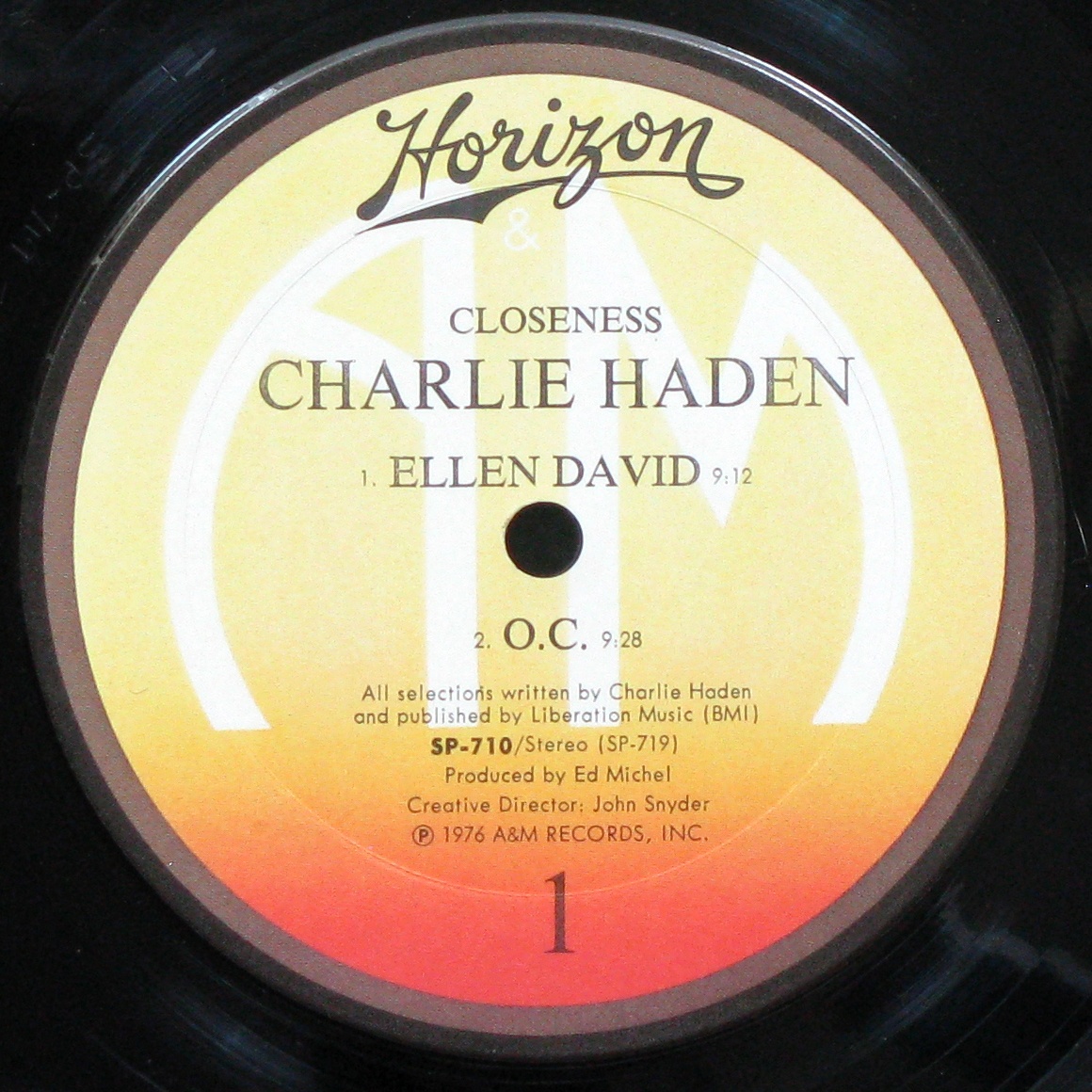 LP Charlie Haden — Closeness фото 2